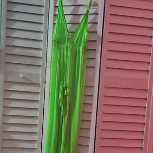 Derek Heart Bright Green Dress